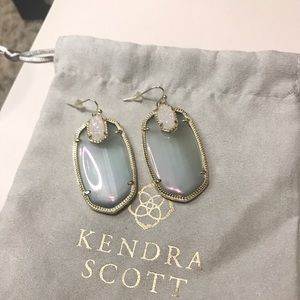 Darcy Earrings - Iridescent Slate/Drusy/Gold